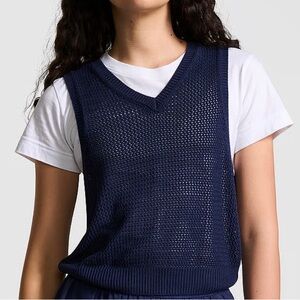 PINK Victoria's Secret Navy Sweater Vest